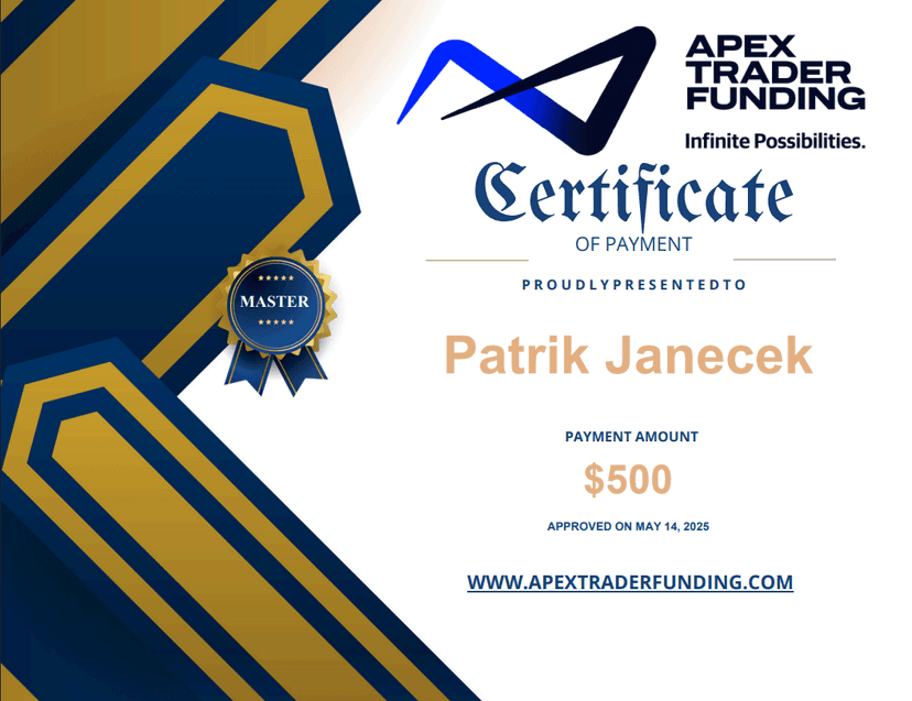 Payout certifikát